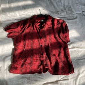 Snake print shirt